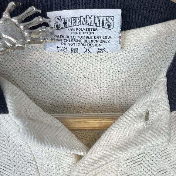 Vtg The 500 Toyota Speedway Men's XL Polo Shirt ScreenMates 90s Y2K 1991 Preppy - Picture 9 of 14